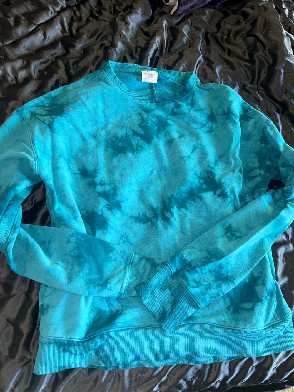 all in motion Teal Tie-Dye Crewneck Sweatshirt